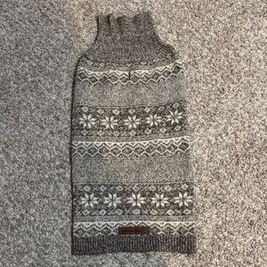 NWT Eddie Bauer Fair Isle Dog Sweater